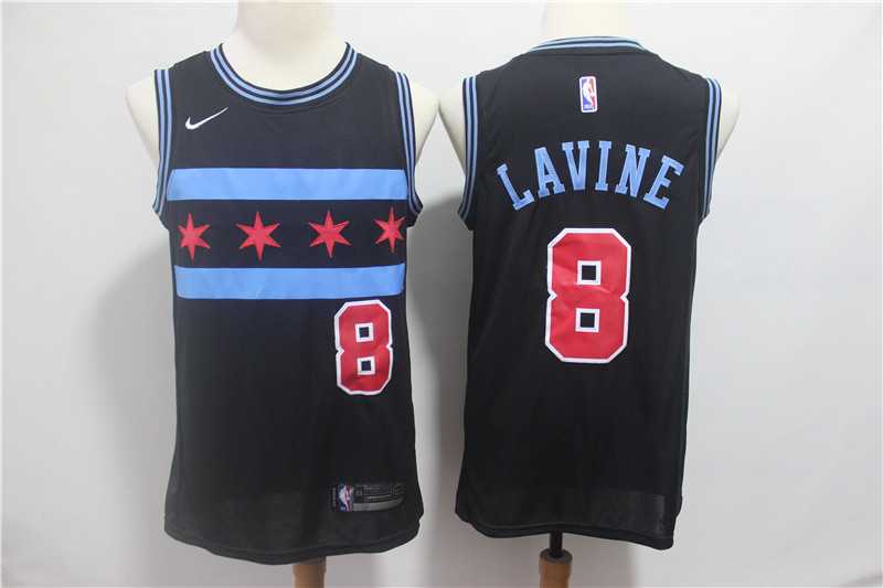 Bulls 8 Zach Lavine Black 2018 19 City Edition Nike Swingman Jersey,We sell and wholesale Bulls 8 Zach Lavine Black 2018 19 City Edition Nike Swingman Jersey on line form chian!